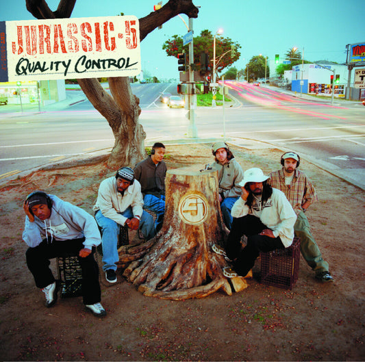 the album cover for Jurassic 5 - Quality Control