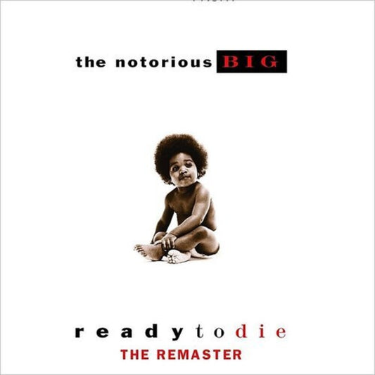 the album cover for Notorious B.I.G. - Ready To Die [Import 2LP]