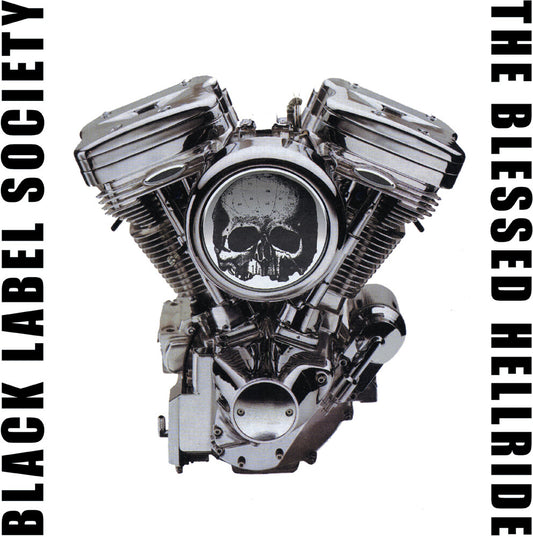 the album cover for Black Label Society - The Blessed Hellride [Opaque White LP]