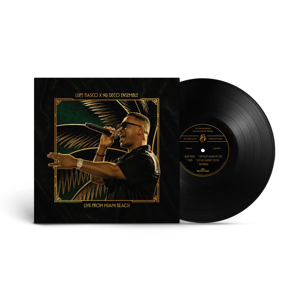 the album cover for Lupe Fiasco - Lupe Fiasco x Nu Deco Ensemble (Live from Miami Beach)
