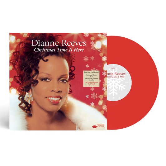 the album cover for Dianne Reeves - Christmas Time Is Here [Red LP]