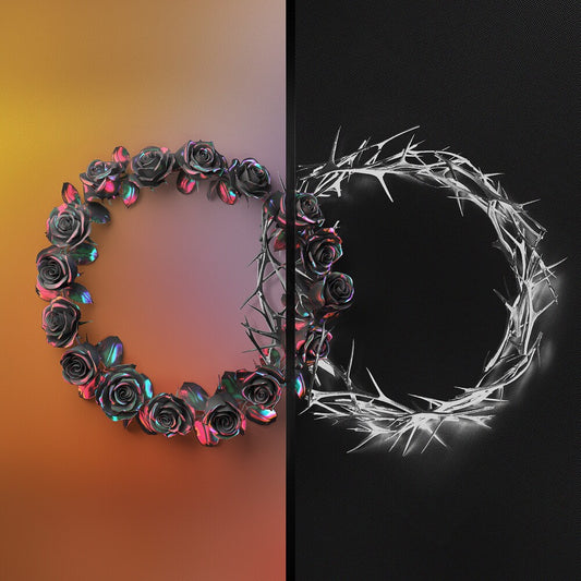 the album cover for The Rose - DUAL [Red LP]