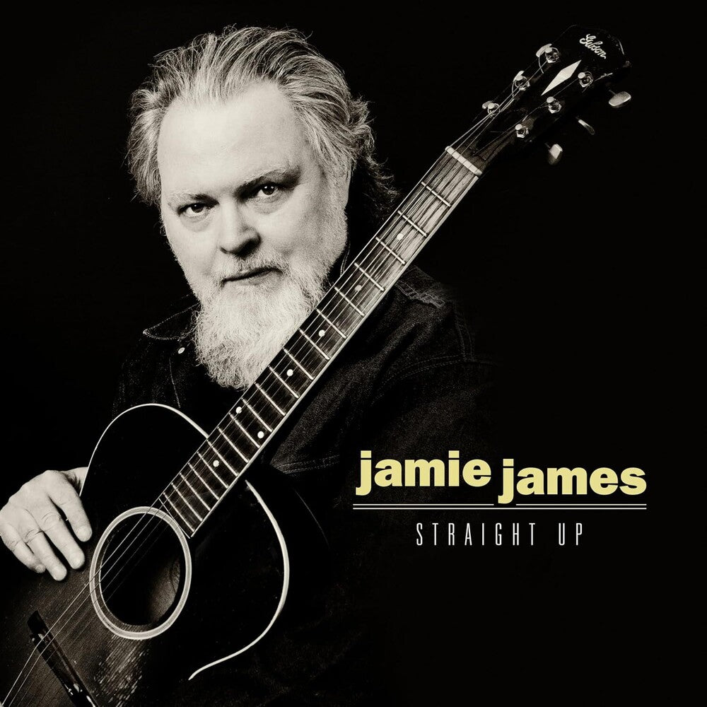 the album cover for Jamie James - Straight Up [Colored Vinyl] (Red)