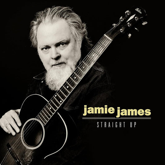 the album cover for Jamie James - Straight Up [Colored Vinyl] (Red)