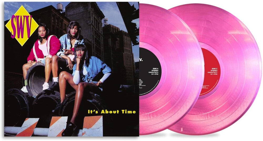 the album cover for SWV - It's About Time [Translucent Pink]