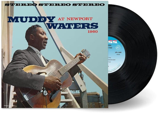 the album cover for Muddy Waters - Muddy Waters at Newport 1960 (Chess Acoustic Sounds Series)