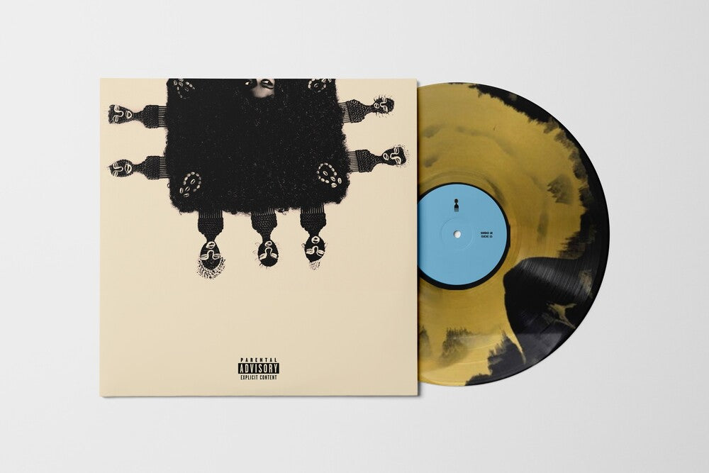 the album cover for Rapsody - God Gotta Afro & Gold Hoops [Golden Luxe]