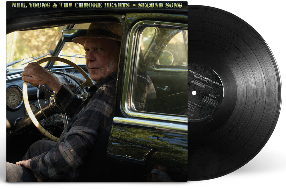 the album cover for Neil Young & The Chrome Hearts - Second Song